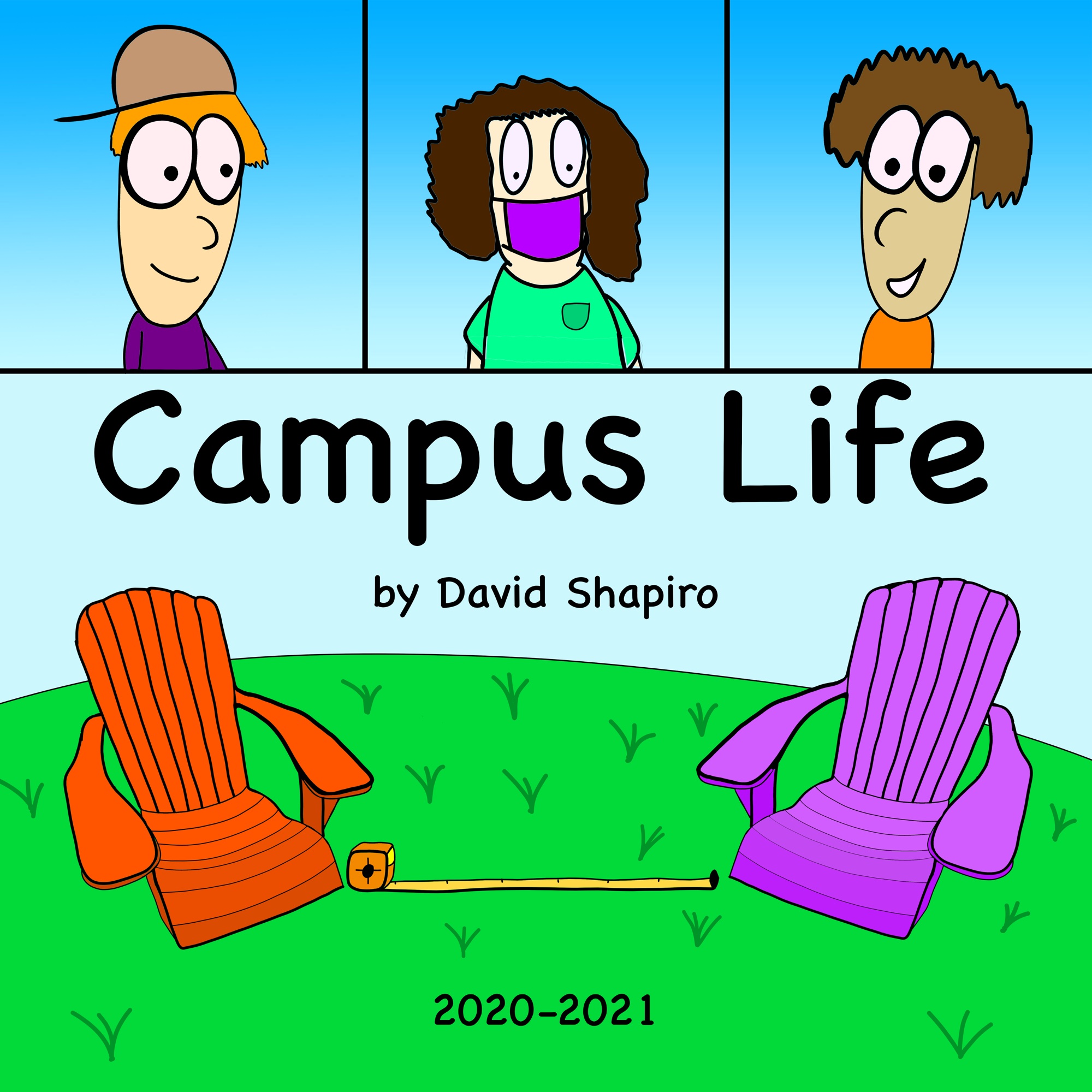 Campus Life Cartoons Year 1 Poster