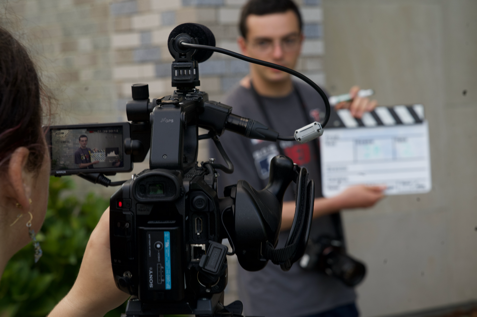 REPLACE: Filmmaking icon.